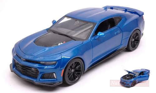 MAISTO MI31512BL CHEVROLET CAMARO ZL1 2017 BLUE 1:24 MODELLINO DIE CAST MODEL von NEW