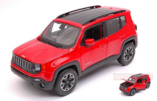 Maisto MI31282R Jeep Renegade 2015 RED 1:24 MODELLINO DIE CAST MODEL von NEW