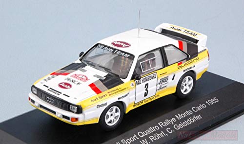 Model REPLICARS WRC001 Audi Quattro N.3 Monte Carlo 1985 ROHRL-GEISTDORFER 1:43 von NEW