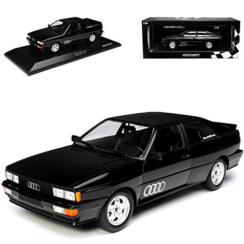 NEW A*U*D*I Quattro Coupe Schwarz 1980-1991 limitiert 1 von 504 Stück 1/18 Minichamps Modell Auto von NEW