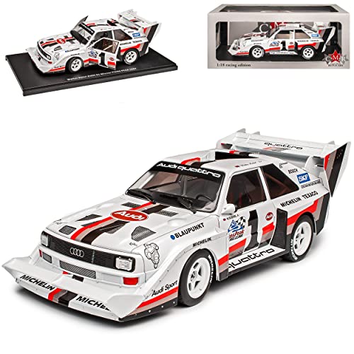 NEW A*U*D*I Sport Quattro S1 Sieger Pikes Peak Röhrl 1987 1/18 CMR Modell Auto von NEW