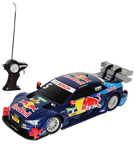 NEW A-U-D-I RS5 A5 DTM Ekström Red Bull Team ABT Sportsline 2015 40 MHz RC Funkauto 1/24 Modell Auto mit individiuellem Wunschkennzeichen von NEW