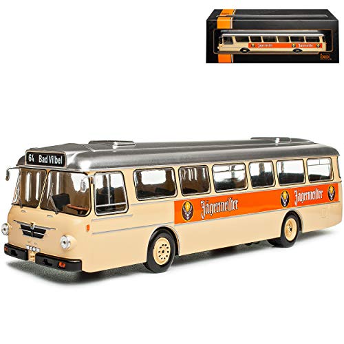 NEW Büssing Senator 12 D Jaegermeister Beige Bus 1/43 Ixo Modell Auto von NEW