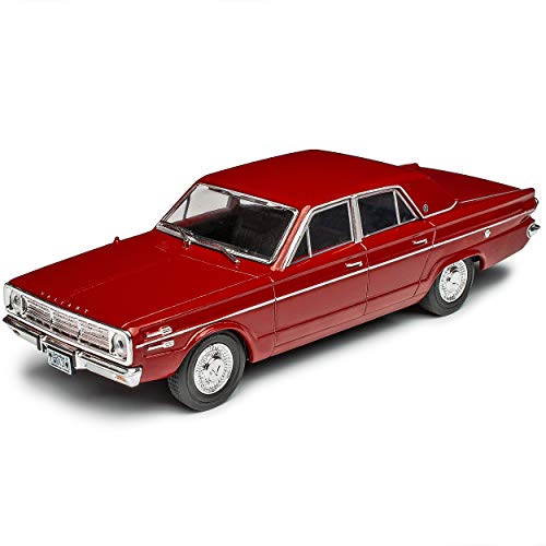 NEW Chrysler Valiant IV Limousine Rot 1967 mit Sockel 1/43 DeAgostini Modell Auto von NEW