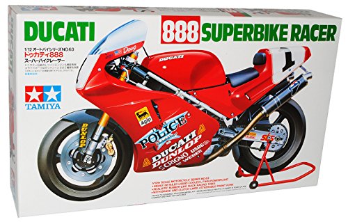 NEW Ducati 888 Superbike Racer Rot 14063 Kit Bausatz 1/12 Tamiyia Modell Motorrad Modell Auto von NEW