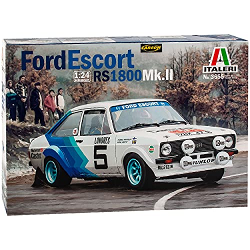 NEW Ford Escort MKII RS1800 Rally Mikkola Hertz 3655 Kit Bausatz 1/24 Italeri Modell Auto von NEW