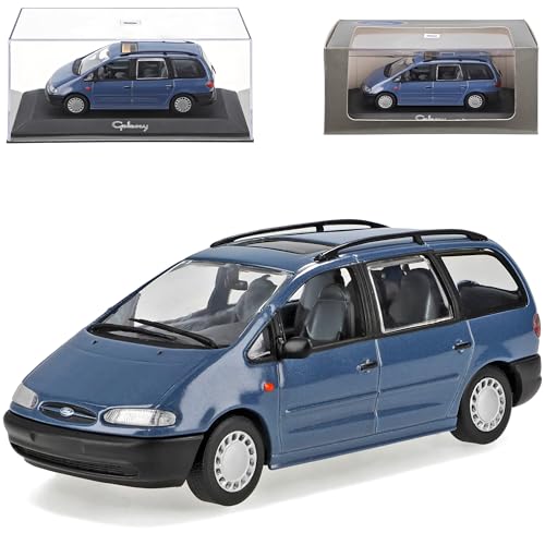 NEW Ford Galaxy 1995-2000 Blau Wgr 1. Generation 1/43 Minichamps Modell Auto Modellauto Sonderangebot von NEW