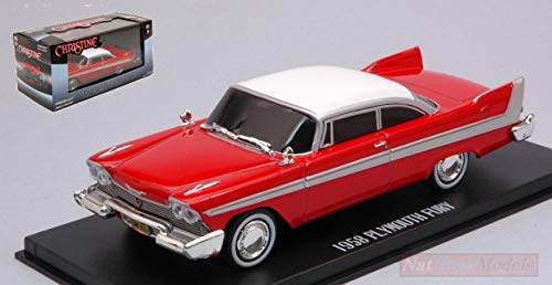 NEW Greenlight GREEN86575 Plymouth Fury 1958 Christine 1983 RED W/White ROOF 1:43 NEW Greenlight GREEN86575 Plymouth Fury 1958 Christine 1983 RED W/White ROOF 1:43 von NEW