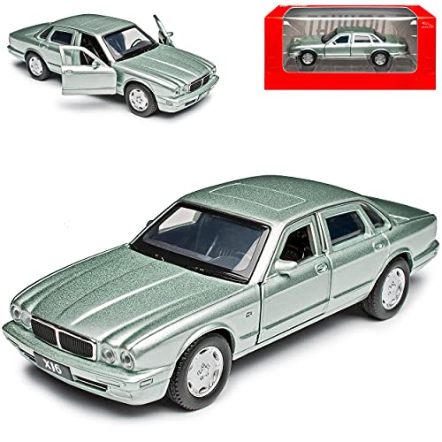 NEW Jaguar XJ6 Limousine Seafrost Silber 3. Generation 1979-1992 1/36 Tayumo Modell Auto mit oder ohne individiuellem Wunschkennzeichen von NEW