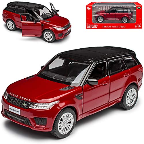 NEW Land R*O*V*E*R Range R*o*v*e*r Sport Firenze Rot 2. Generation Ab 2013 1/36 Tayumo Modell Auto mit oder ohne individiuellem Wunschkennzeichen von NEW