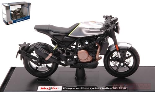 NEW MAISTO MI18854 Husqvarna Motorcycles VITPILEN 701 2018 1:18 MODELLINO DIE CAST von NEW