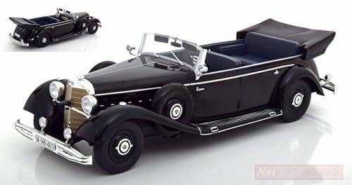 NEW MODELCARGROUP MCG18207 Mercedes 770 (W150) Convertible Black 1:18 DIE CAST Model von NEW