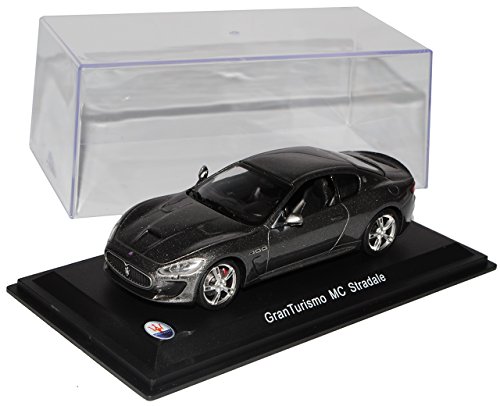 NEW Maserati GranTurismo MC Stradale Grau Ab 2007 1/43 Whitebox Modell Auto mit individiuellem Wunschkennzeichen von NEW