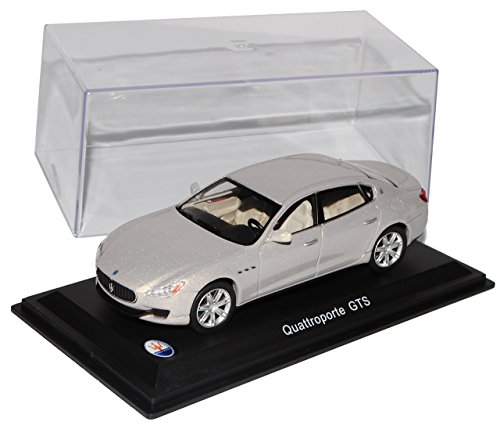 NEW Maserati Quattroporte GTS Limousine Silber Grau Ab 2013 1/43 Whitebox Modell Auto mit individiuellem Wunschkennzeichen von NEW