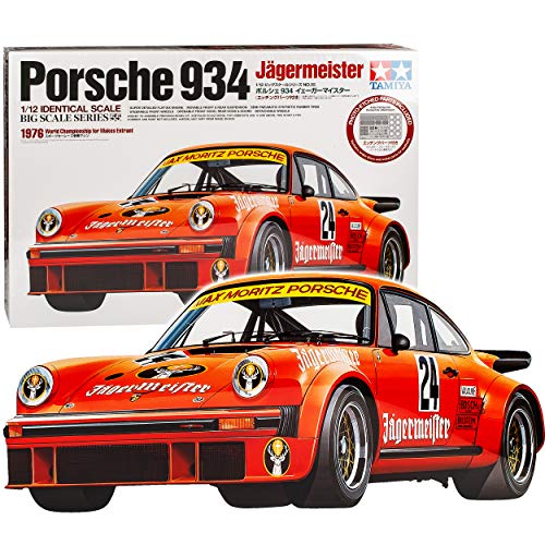 NEW Porsche 911 930 G-Modell 934 RSR Jaegermeister Orange 1974-1989 12055 Bausatz 1/12 Tamiyia Modell Auto Modell Auto, Ohne Wunschkennzeichen von NEW