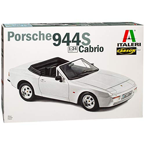 NEW Porsche 944 S Cabrio Weiss 1981-1991 3646 Kit Bausatz 1/24 Italeri Modell Auto von NEW