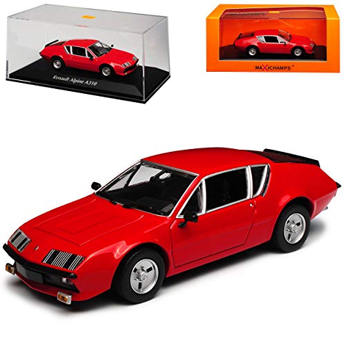 NEW Renautl Alpine A310 Coupe Rot 1971-1985 1/43 Minichamps Maxichamps Modell Auto mit individiuellem Wunschkennzeichen von NEW