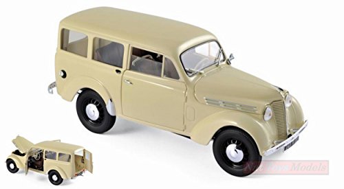 NOREV NV185260 RENAULT BREAK JUVAQUATRE 300 kg 1951 IVORY 1:18 DIE CAST MODEL von NEW