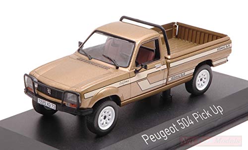 NOREV NV475457 PDHgeot 504 Pick UP 4x4 DANGEL 1985 BEIGE METALLIC 1:43 DIE CAST von NEW