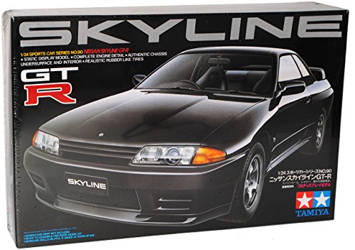 Nisan Skyline Gt-r GTR R32 Coupe Schwarz 24090 Bausatz Kit 1/24 T*A*M*I*Y*A Modellauto Modell Auto von NEW