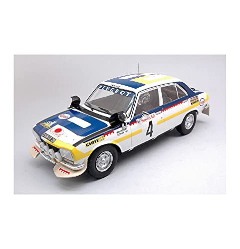 PEUGEOT 504 TI N.4 RALLY MAROKKO 1975 MAKINEN-LIDDON 1:18 - Ixo Model - Auto Rally - Die Cast - Modellbau von NEW