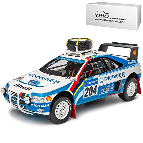 Peugeot 405 T16 Grand Raid N-204 Rally Nr 808 1/18 Otto Modell Auto von NEW