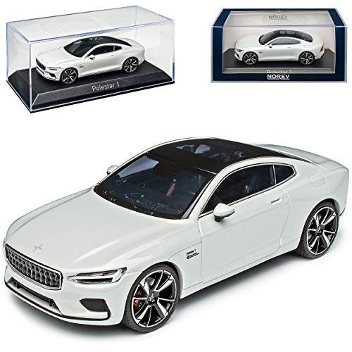 Volvo Polestar 1 Coupe Magnesium Silber Ab 2017 1/43 Norev Modell Auto von NEW