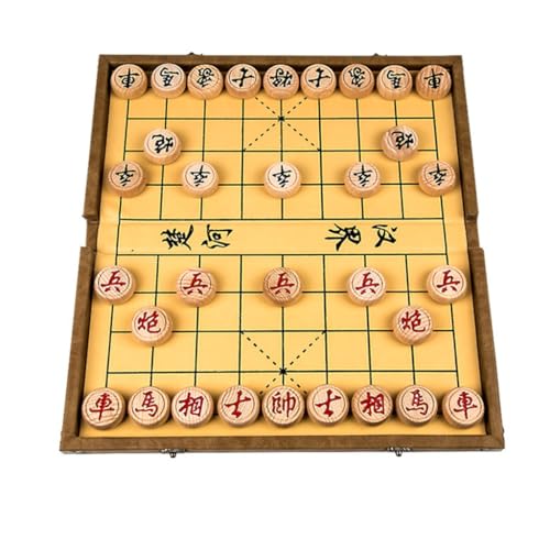 Chinesisches Schach Massivholz-Set, Bequemes Klappbrett Chinesisches Schachspiel Für Jugendliche Und Erwachsene Familie Von 2(Size:4) von NEWCIX