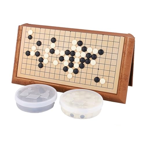 Go Spiel Set Magnetisches Reise Brettspiel Kleines Tragbares Faltbares Chinesisches Go Go Klassische Strategiespiele Für Kinder Und Erwachsene(36.3 * 36.3cm) von NEWCIX