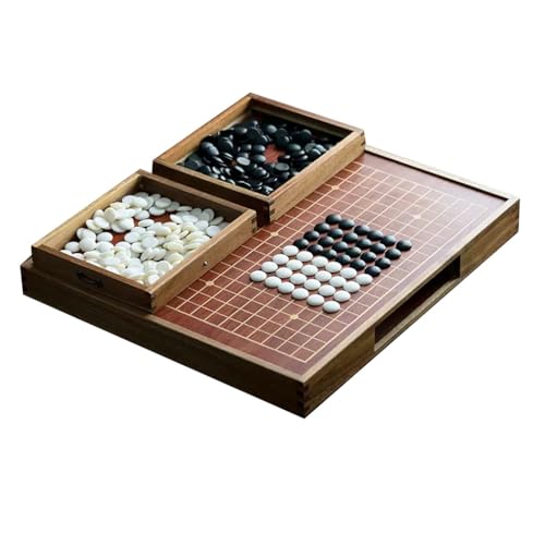 Imitation Jade Schach Go Board Set, Erwachsene Schublade Go Set, Klassisches Strategie-Brettspiel von NEWCIX