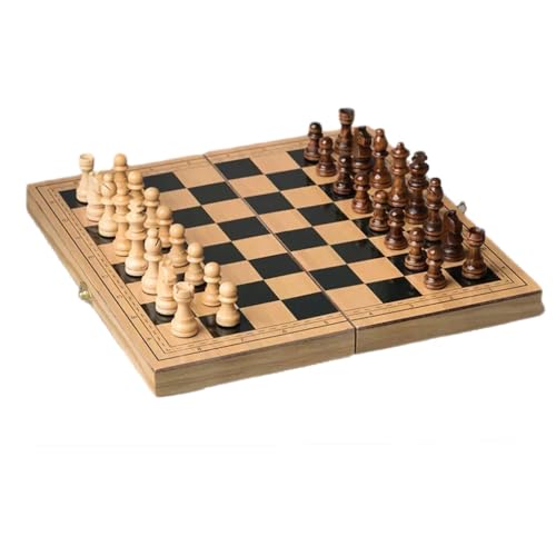 Magnetisches Schachspiel, Hölzerne Brettspiele Für Erwachsene Und Kinder Reiseschach, Schach Für Kinderturniere(39 * 39cm) von NEWCIX