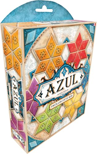 NEXT MOVE Asmodee Azul: Sommerpavillon Mini – Gesellschaftsspiel – Reisespiel – Spiel für Familie und Kinder ab 8 Jahren – für 2 bis 4 Spieler – französische Version von NEXT MOVE