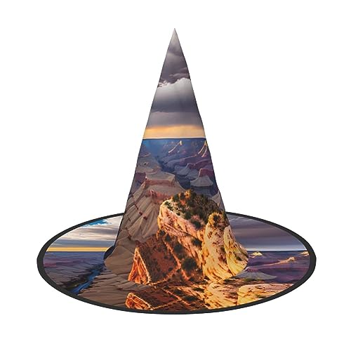 NEZIH Beauty Grand Canyon 1 Druck Halloween Kostüm Kegel Hexenhüte für Unisex Steeple Top für Halloween Weihnachten Party von NEZIH