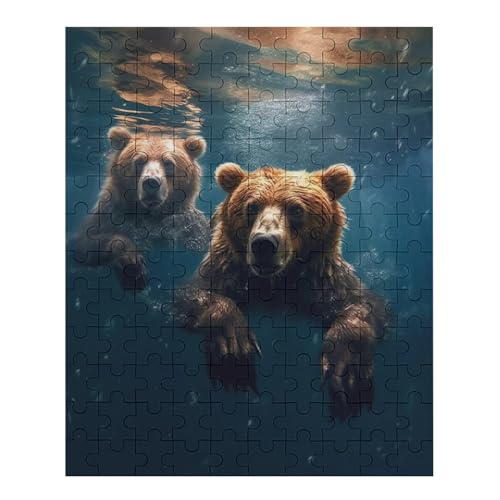 Bear - Vorteilsset Mit DREI () 70 Teilen Puzzles Für Erwachsene – Jedes Puzzle Misst 70 PCS Stück, Ideal Als Puzzle von NEylim