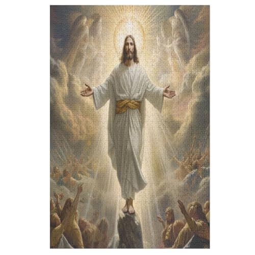 Jesus Christ - 1000 Teile Puzzle – - Hochauflösendes - Gelegenheitsspiel – 1000 Teile Holzpuzzle 1000 PCS von NEylim