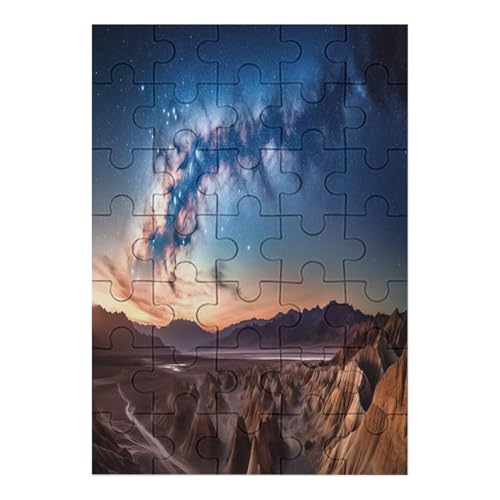 Night Sky - Sammelpuzzle - - Puzzle 35 PCS, Erwachsenenpuzzle Mit Verstecktem Bild, Medium, Hochauflösendes von NEylim