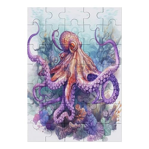 Octopus Puzzle 35 PCS Puzzleteile Für Erwachsene Und Kinder Puzzle Im Panoramaformat von NEylim