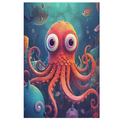 Oktopus - Vorteilsset Mit DREI () 1000 Teilen Puzzles Für Erwachsene – Jedes Puzzle Misst 1000 PCS Stück, Ideal Als Puzzle von NEylim