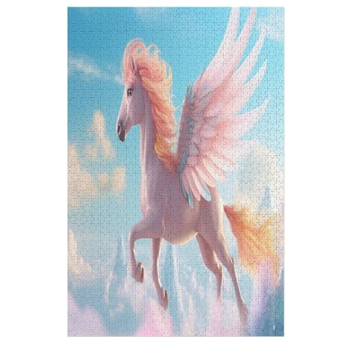 Pegasus - 1000 Teile Puzzle – - Hochauflösendes - Gelegenheitsspiel – 1000 Teile Holzpuzzle 1000 PCS von NEylim