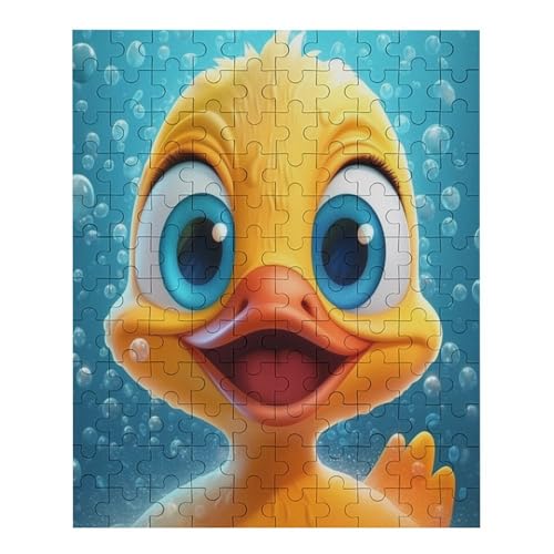 Puzzle Für Erwachsene 120 Teile Holzpuzzle | Süße Ente Puzzle Puzzle | Hochauflösendes | Gelegenheitsspiel Art-Deco-Landschaft Größe: 120 PCS von NEylim