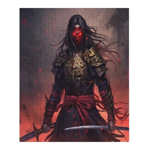 Samurai Warrior - Sammelpuzzle - - Puzzle 70 PCS, Erwachsenenpuzzle Mit Verstecktem Bild, Medium, Hochauflösendes von NEylim