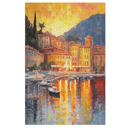 Sunset Puzzle 1000 PCS Puzzleteile Für Erwachsene Und Kinder Puzzle Im Panoramaformat von NEylim