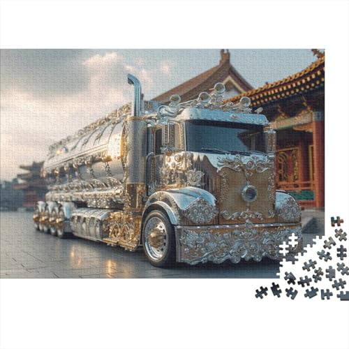 Big Truck Puzzle 1000 Teile Für Erwachsene Und Kinder Ab 14 Jahren Für Stressabbauer Puzzel 1000pcs (75x50cm) von NFAVZIBNE