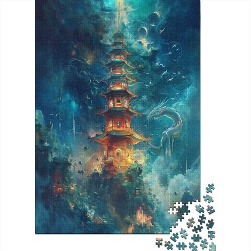 Turm 1000 Teile Puzzle, Puzzles Für Erwachsene, 1000 Teile Puzzlespiel Für Jugendliche & Erwachsene Puzzlespiel Puzzel 1000pcs (75x50cm) von NFAVZIBNE