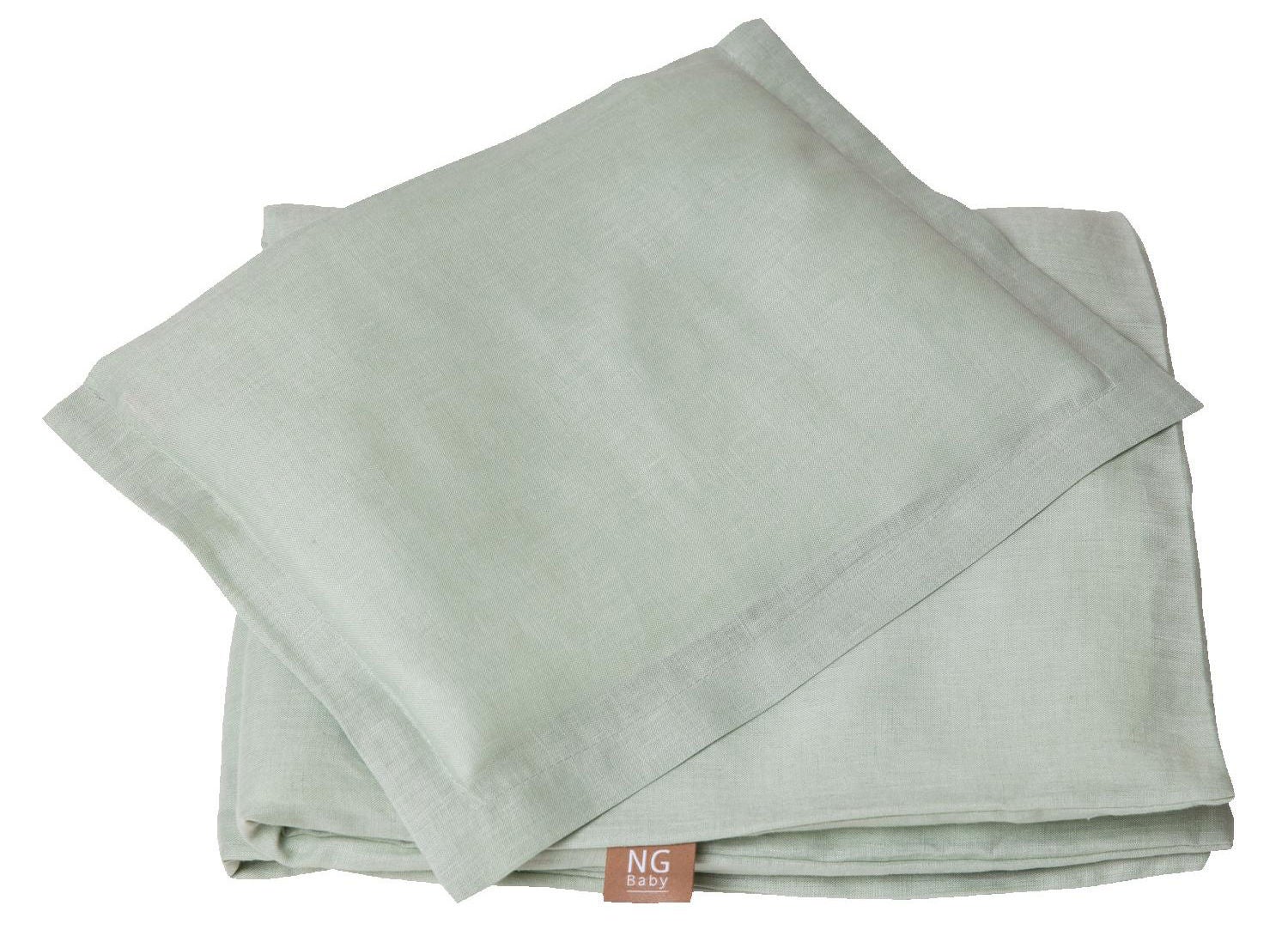 NG Baby Bettwäsche 100x130, Sage Green von NG Baby