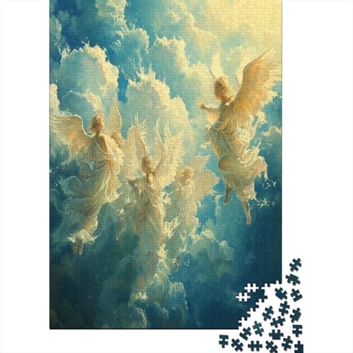 Angels Puzzle mit 1000 Teilen, für Erwachsene, 1000 Teile, für Liebhaber oder Freunde, unbewegliches Puzzle, 1000 Teile (75 x 50 cm) von NGCZL9FGD