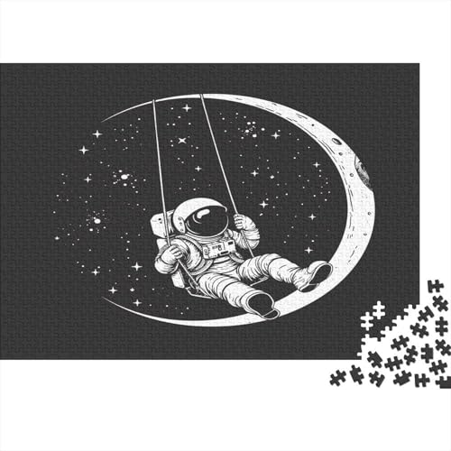 Astronaut Puzzles, Puzzle 1000 Teile, Puzzle für Erwachsene, Puzzle Landschaften, Puzzle mit hochwertigem Druck, 1000 Stück (75 x 50 cm) von NGCZL9FGD