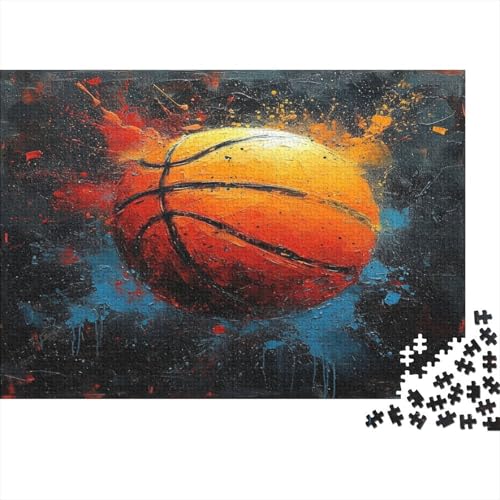 Basketball Puzzle Für Erwachsene Puzzle 1000 Teile Für Erwachsene Puzzlespiel Herausforderung Spielzeug 1000 Teile Für Erwachsene Wohnkultur 1000 Stück (75 x 50 cm) von NGCZL9FGD