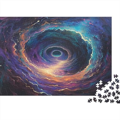 Black Hole Puzzle 1000 Teile Puzzle Für Erwachsene Unmögliche Puzzles Geschicklichkeitsspiel Für Die ganze Familie Dekoration Holzpuzzle 1000 Teile (75x50cm) von NGCZL9FGD