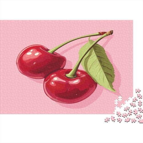 Cherry Puzzle mit 1000 Teilen für Erwachsene Puzzle 1000 Teile Lernspiele Heimdekoration Puzzle Beste Geschenke für Männer und Frauen 1000 Stück (75 x 50 cm) von NGCZL9FGD